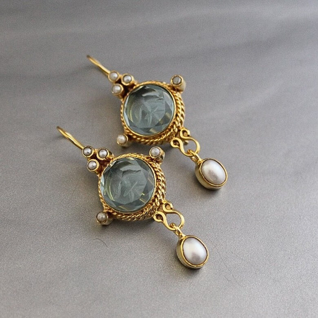 Boucles d'oreilles vintage Merena