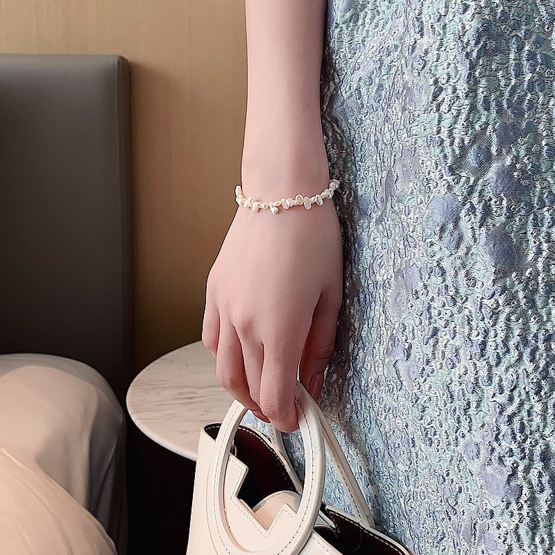 Bracelet élégant en perles Céline - ajoutez du luxe à votre style