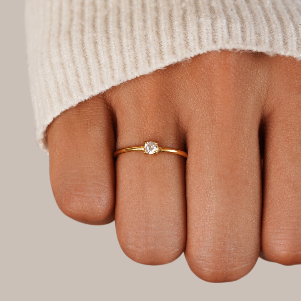 Élégance™ | Bague de naissance personnalisée