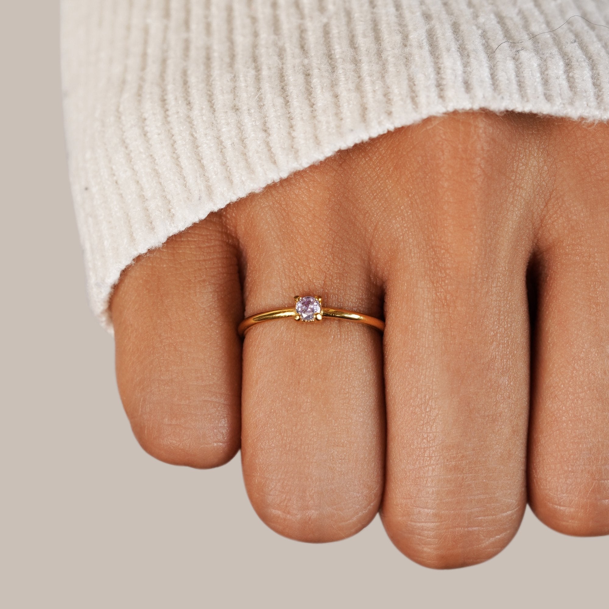 Élégance™ | Bague de naissance personnalisée