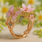 Bague Zirkonia Papillon Natur Ljus