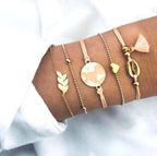 Joy - Ensemble exclusif de 5 bracelets de haute qualité